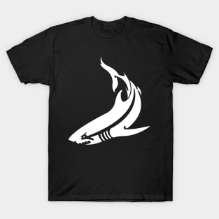 White shark silhouette T-Shirt